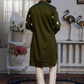 TEA GREEN  MEN'S EMBRODERED COTTON KURTA WITH PAJAMA