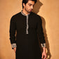 Black Hand Embroidered Kurta With Pants