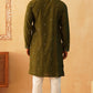 Stylish GREEN KURTA, PAJAMA AND DUPATA