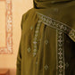 Stylish GREEN KURTA, PAJAMA AND DUPATA