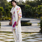 CELEBRITY MULTI COLOURED MIRROR WORK PRINTED KURTA, PAJAMA and DUPATA