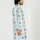 ICE Blue Buti Embroidered Work Men's Kurta with Pajama