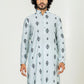 ICE Blue Buti Embroidered Work Men's Kurta with Pajama