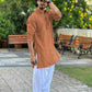 Clay MIRROR  EMBROIDERY KURTA AND PATIYALA