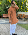 Clay MIRROR  EMBROIDERY KURTA AND PATIYALA